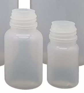 Weithalsflasche, 50 mL, LDPE, ohne Verschluß