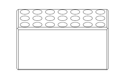 Einsatz, 21-fach für Topfrotor 1711 und 1160