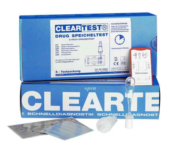 CLEARTEST® Drogen-Speicheltest