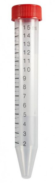 Centrifuge tubes, 15 mL, 17 x 120 mm, 750 pieces