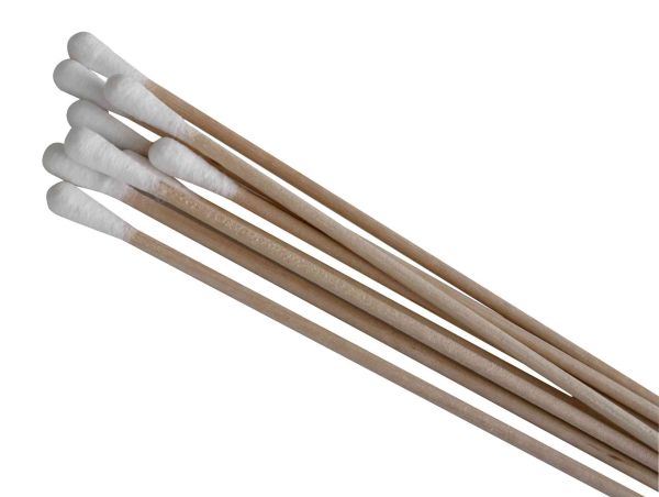 Wattestäbchen, kleiner Wattekopf