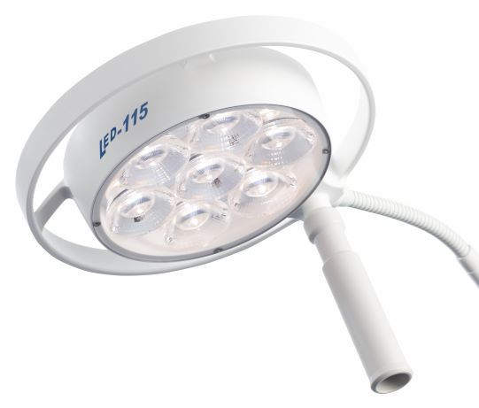 Untersuchungsleuchte LED 115, 5-Fuss-Stativ