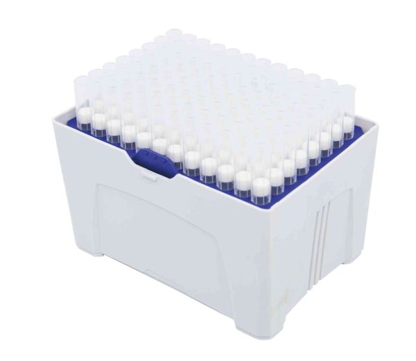 Pipette tips, rack