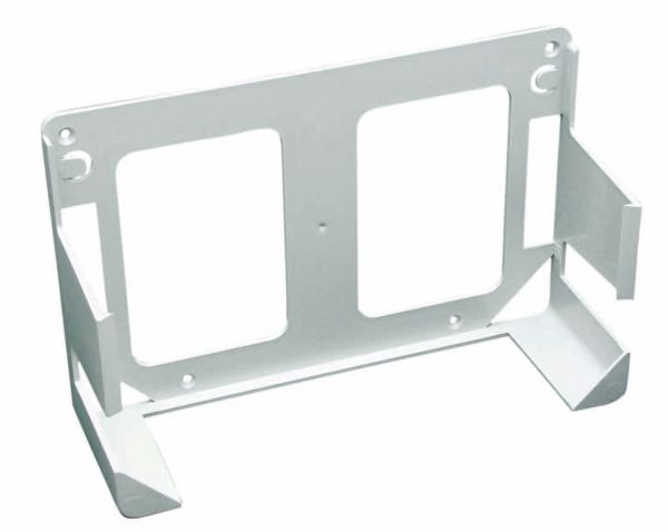 Wall mounting made of plastic, grey