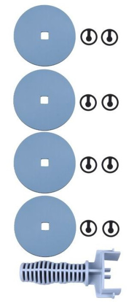 Gasket set for MD 1C, MD 1C +AK+EK, MD 1C VARIO-SP, PC 2001 VARIO, PC 3001 VARIO, MV 0.5C