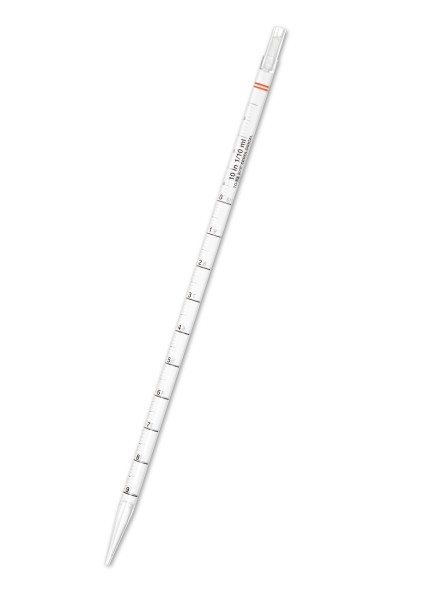 Serologische Pipette, 10 mL, steril, orange