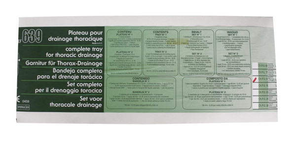 Thorax-Drainage-Set, steril