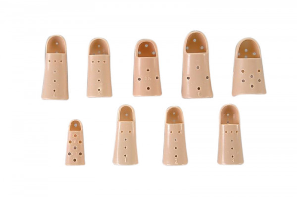Fingerschiene nach Stack, hautfarben