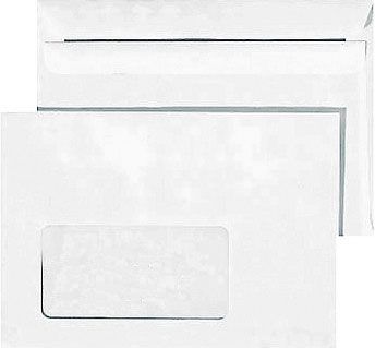 ProOffice Briefumschläge/Versandtaschen, selbstklebend mit Fenster, weiß