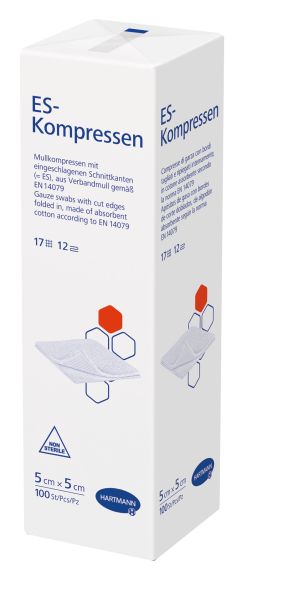 ES-Kompressen, unsteril, 12-fach