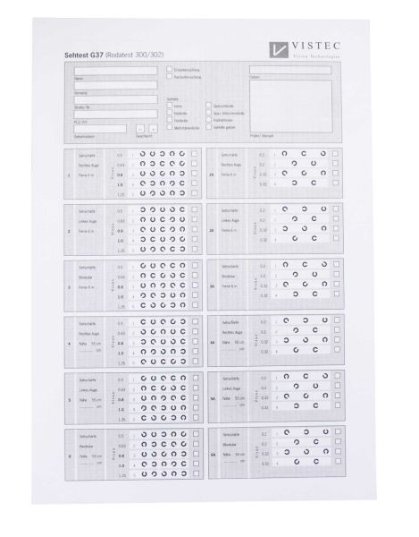 Testblock G 37 für Rodatest