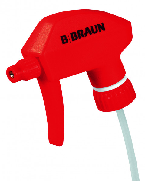 Sprühkopf rot, für Meliseptol® 1 L Rundflasche