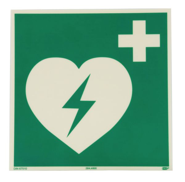 AED Hinweisschild