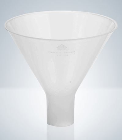 Powder funnel, PP, transparent