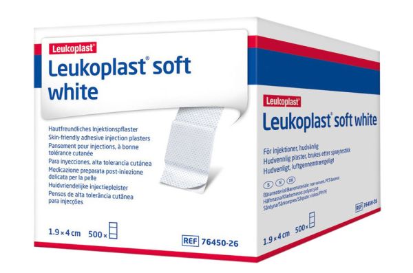 Leukoplast® Soft mit Injektionspflaster, 1,9 cm x 4 cm