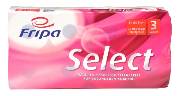 Toilettenpapier "Select" 3-lagig