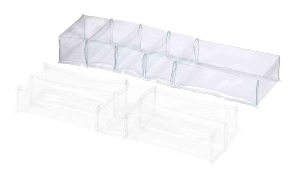Transparent storage insert, for the container module