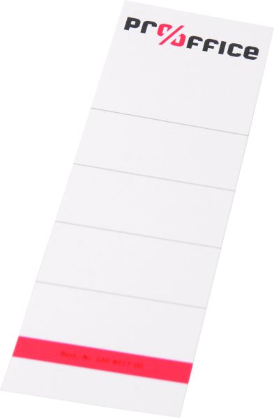 ProOffice Back labels