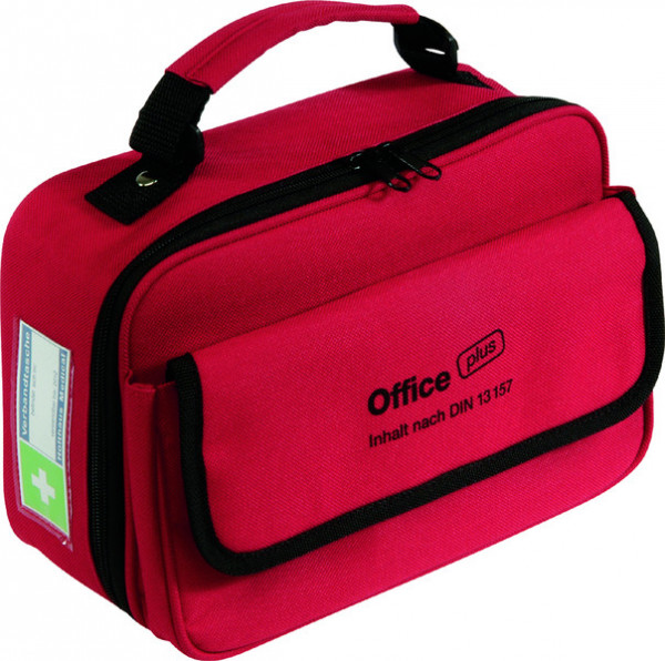 Verbandtasche Office plus, gefüllt nach DIN 13 157, rot