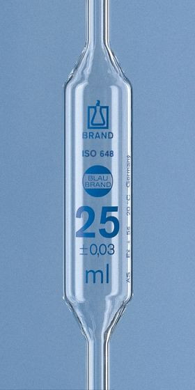 Vollpipetten, BLAUBRAND®, 10 mL, rot, Klasse AS, 2 Marken, AR-GLAS®, DE-M